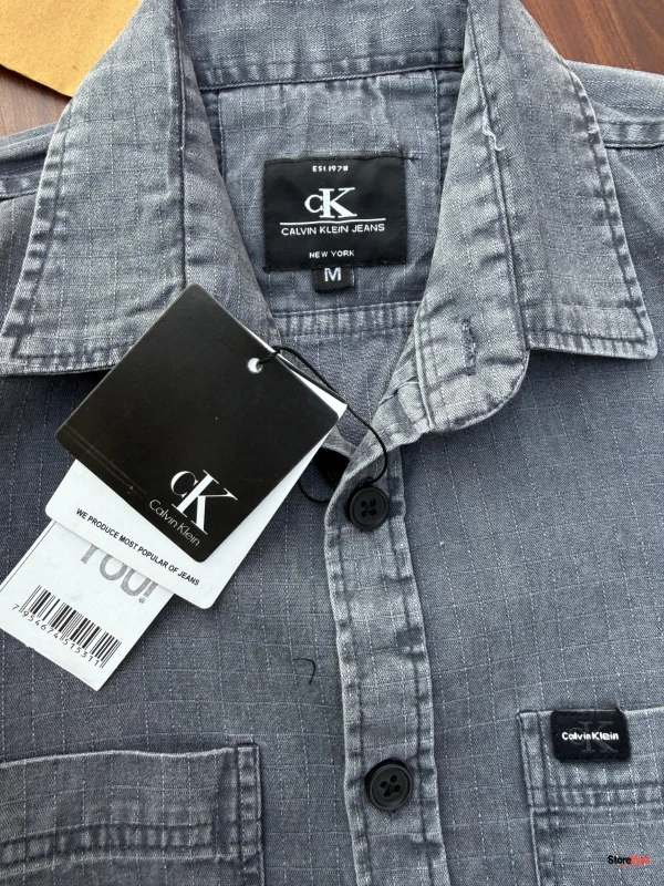 RFD Denim Shirt for Men – Heavy Cotton Cargo Style Shirt